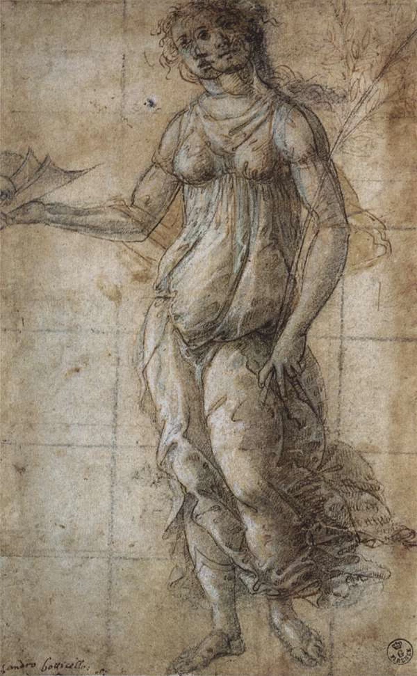 Disegno per la Pallade - Galleria degli Uffizi, Firenze